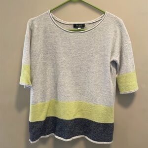 Forte Cashmere colorblock sweater